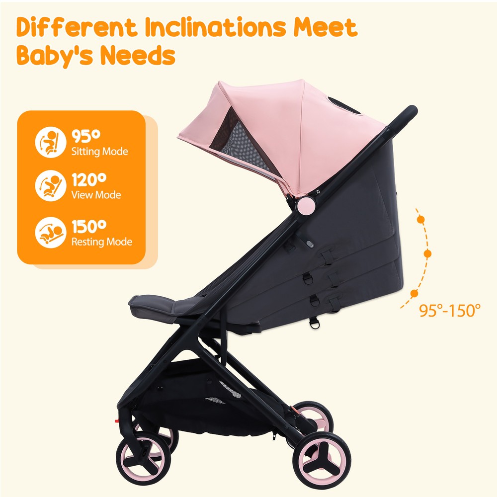 Lightweight Stroller Compact Fold Travel Stroller