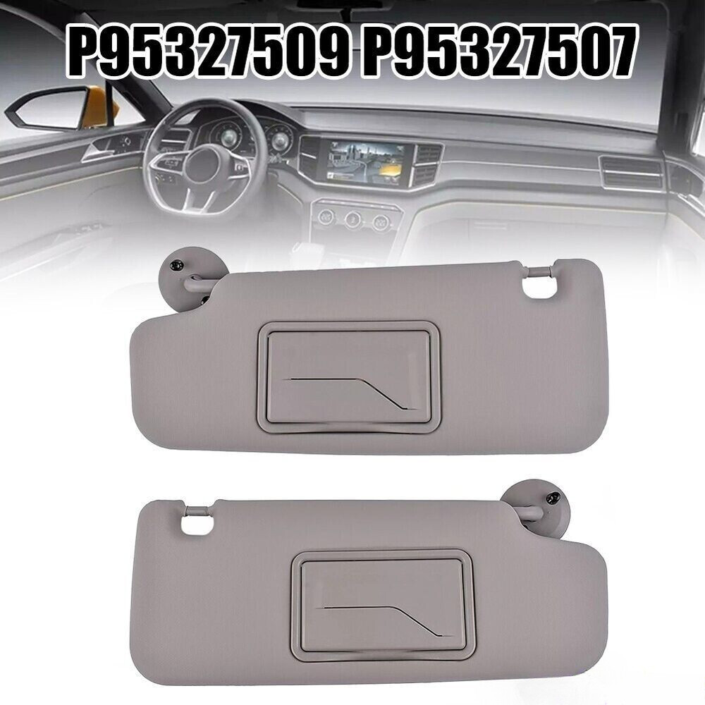 For Chevrolet Sun Visor Set Gray Driver & Passenger Side Replacement Pair