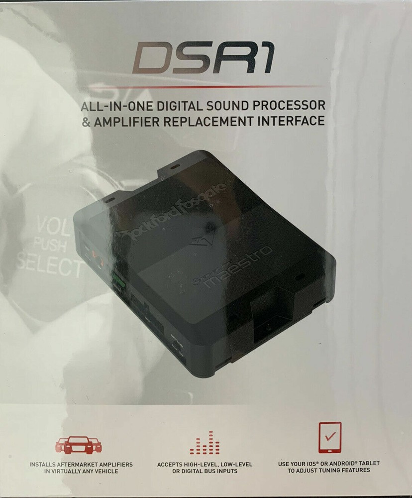 Rockford Fosgate DSR1 Digital Signal Processor-Maestro Ar Amp Replacement Module