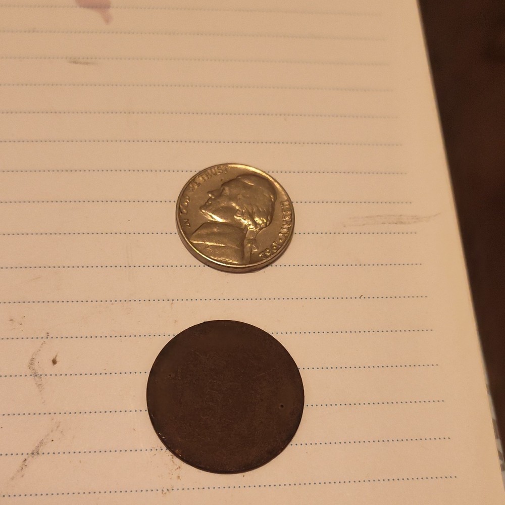 Gaming token pre 1900 circa mid 1800's