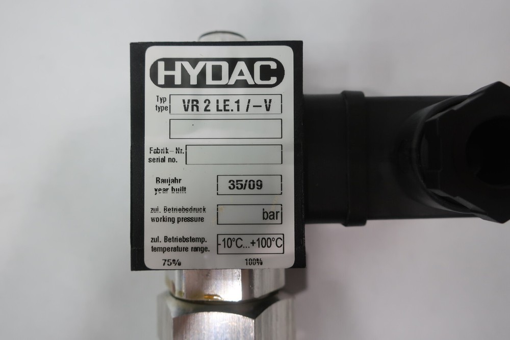 Hydac VR2LE.1/-V Clogging Filter Indicator
