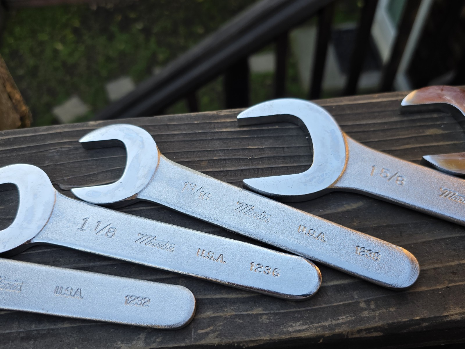 Lot of 5 Martin Thin Pump Wrenches 1232 -1252 USA