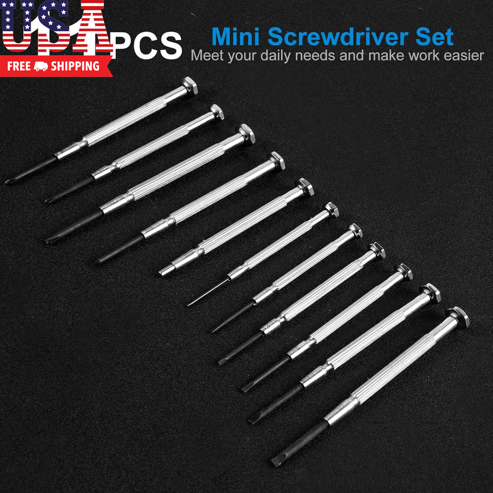 11 Pcs Small Precision Screwdriver Set, Tiny Screwdriver Set, Mini Screw Driver