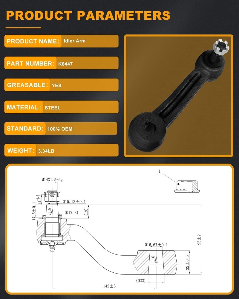 Complete 15pc Front Suspension Replacement Kit for Chevy/GMC Vehicles - Durable