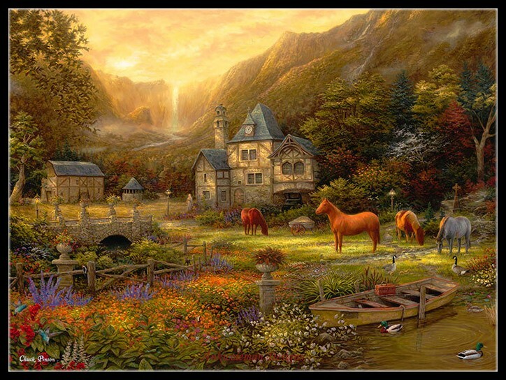 Chart Needlework - Counted Cross Stitch Patterns - The Golden Valley