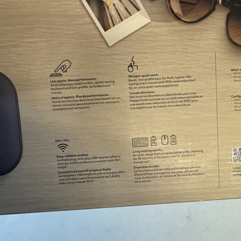 Logitech MK470 Slim Wireless Combo - Graphite New Sealed