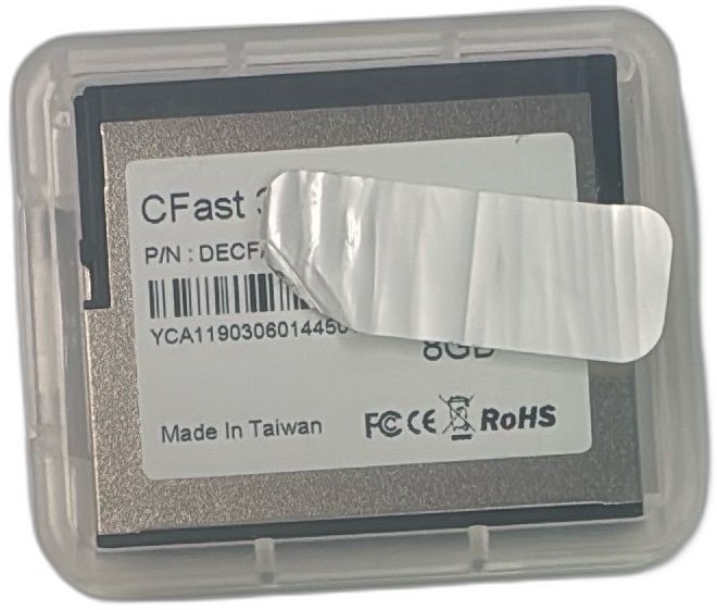 Innodisk CFast Industrial 8GB LinuxOS Card Model DECFA 2019 Taiwan