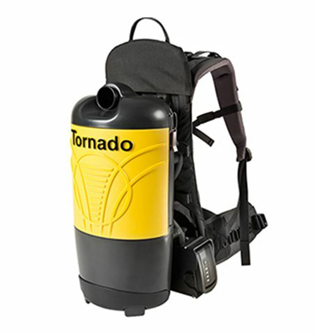 Tornado Pac-Vac 6 Roam, 6 Quart Battery Powered Backpack Vacuum