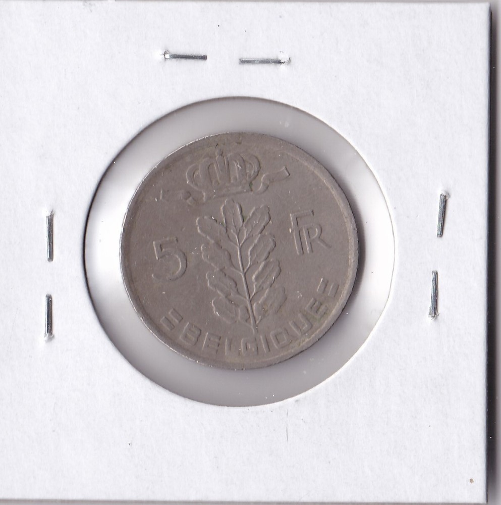 1950 Belgium 5 Francs