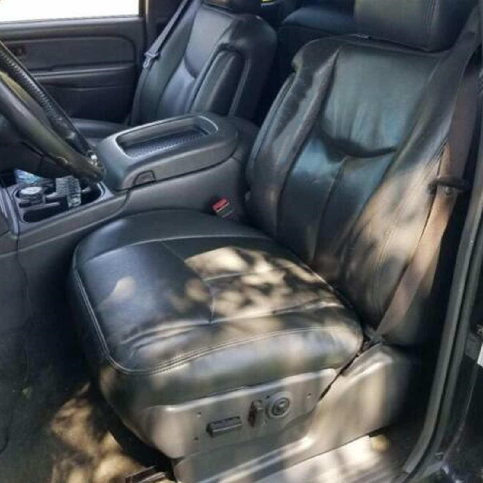 For 2003-2007 Chevy Silverado 1500 2500 HD Driver Bottom Seat Cover Dark Gray