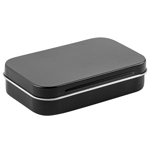 Restaurantware RW Base 4.5oz Rectangular Black Tin Containers - 10-Pack