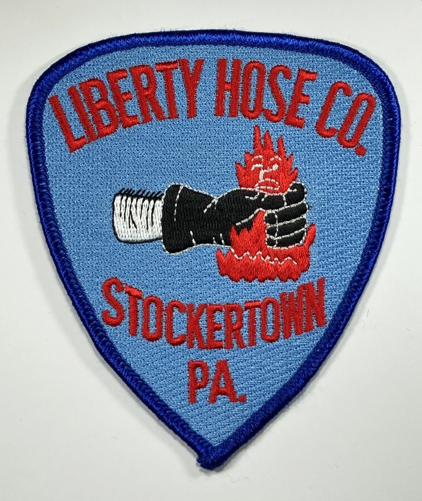 Stockerton Pennsylvania Liberty Hose Co Patch