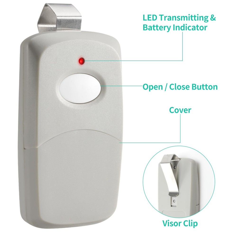 2 Replacement for Multicode Linear 3089 Garage Gate Door Opener Remote Transm