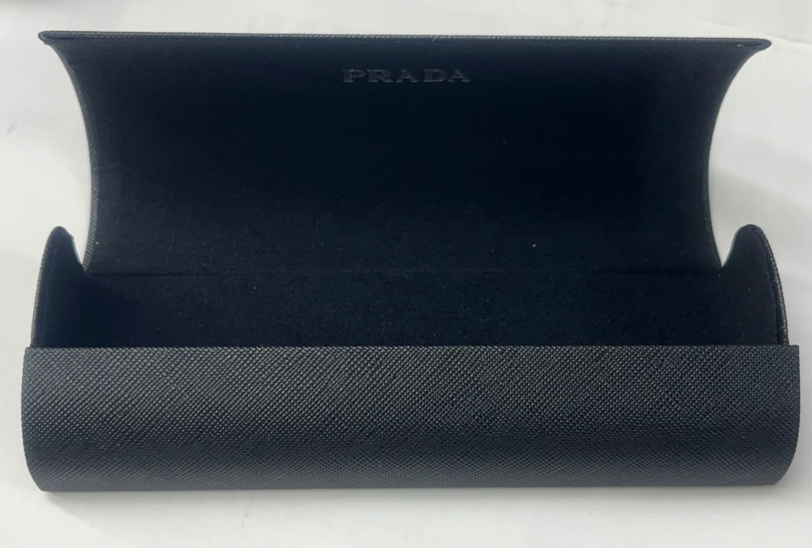 Prada Optical Case Eyeglass Black Hard Box Cloth Magnetic Original and Authentic