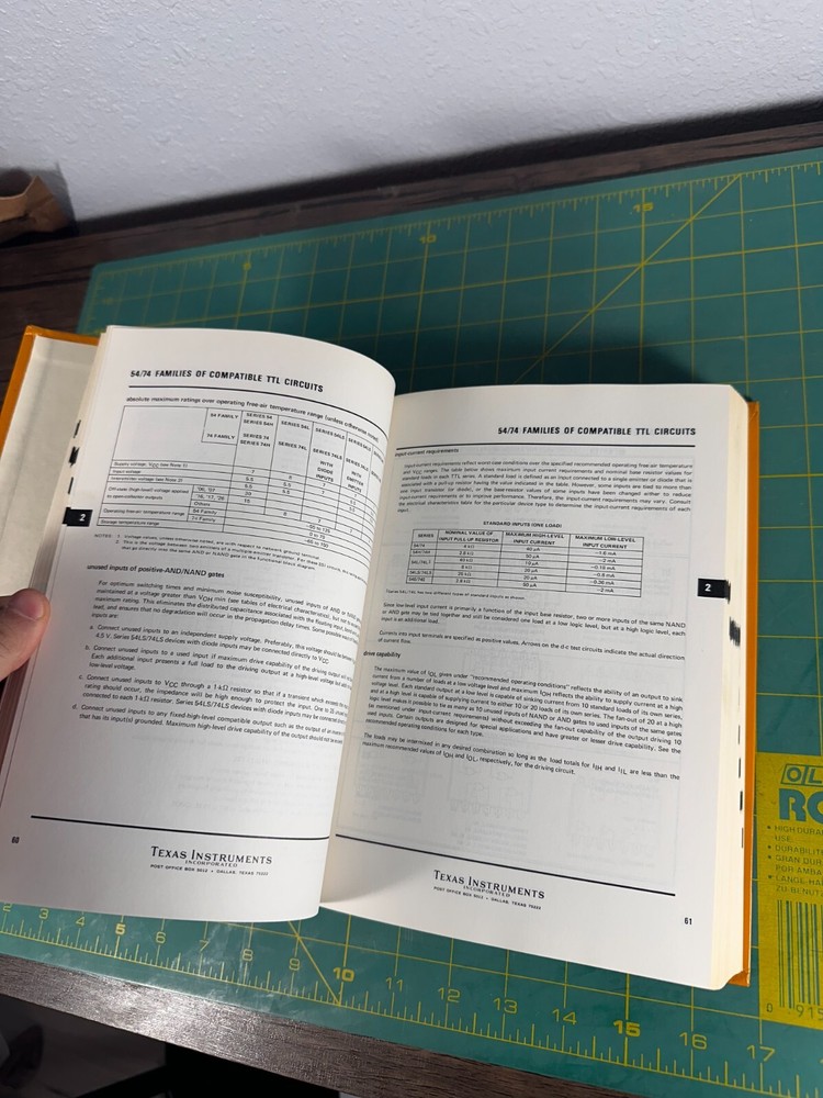 Texas Instruments The TTL Data Book For Design Engineers First Edition