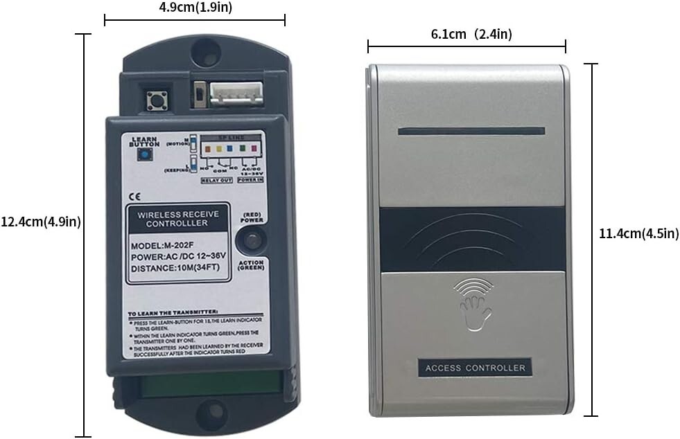 Olide Automatic Swing Door Operator with Touchless Wireless Hand Sensor Switch