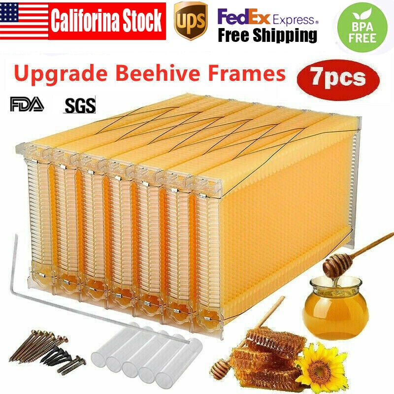 7 Auto Bee Hive Frames Beekeeping Frames Bee House for Bee Hive Boxes Honey Comb
