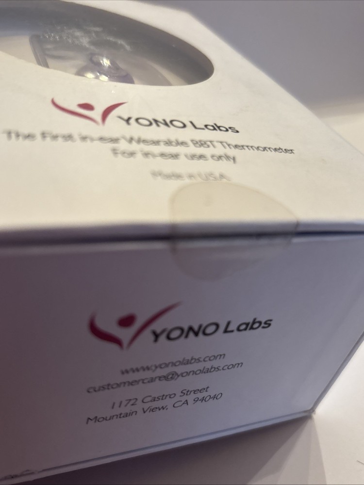 YONO Labs In-Ear Ovulation Predictor Thermometer NIB