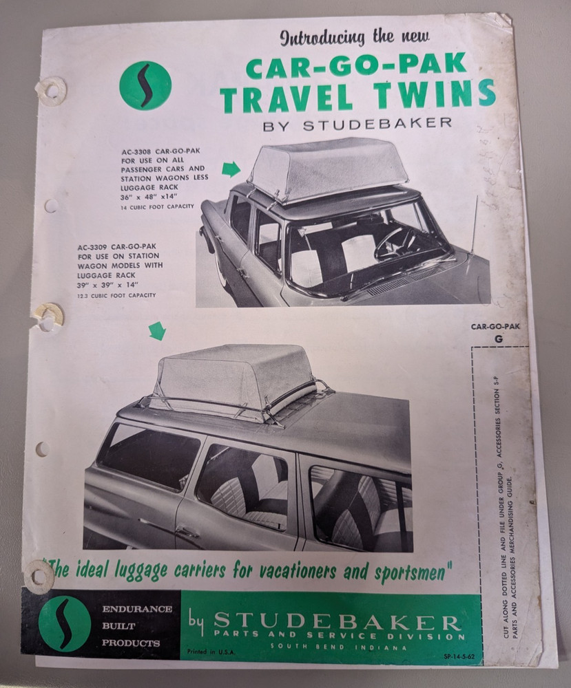 Studebaker Accessory Car Go Pak Flyer
