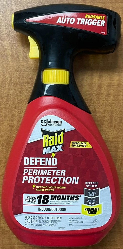 Raid Max Defend Perimeter Protection  30 fl oz  Auto Trigger same as pictures