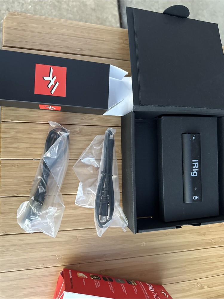 IK Multimedia iRig HD Studio-Quality Guitar Interface for iOS/MAC NOS