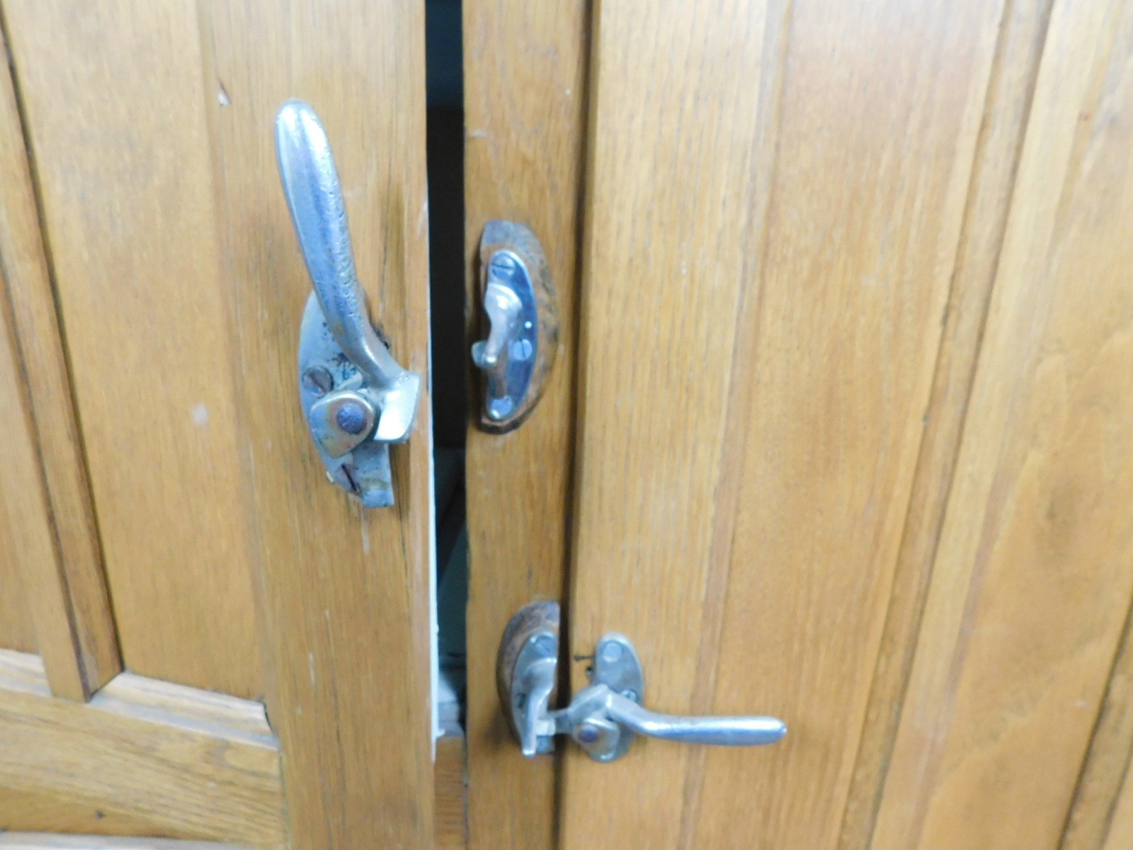 Antique REAL DEAL c1915 ALL Original Oak Ice Box Bar Counter Refrigerator VG HOT