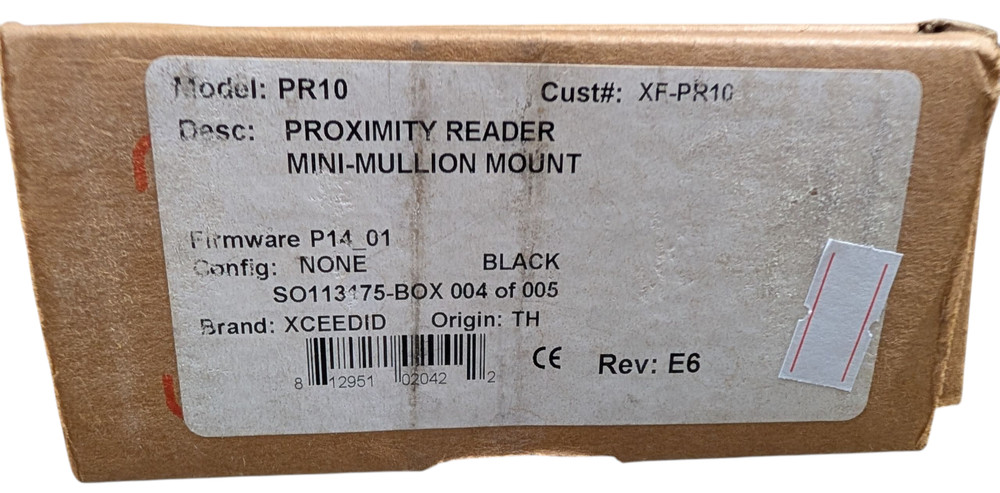 XCEEDID PR10 Proximity Mini-Mullion Reader