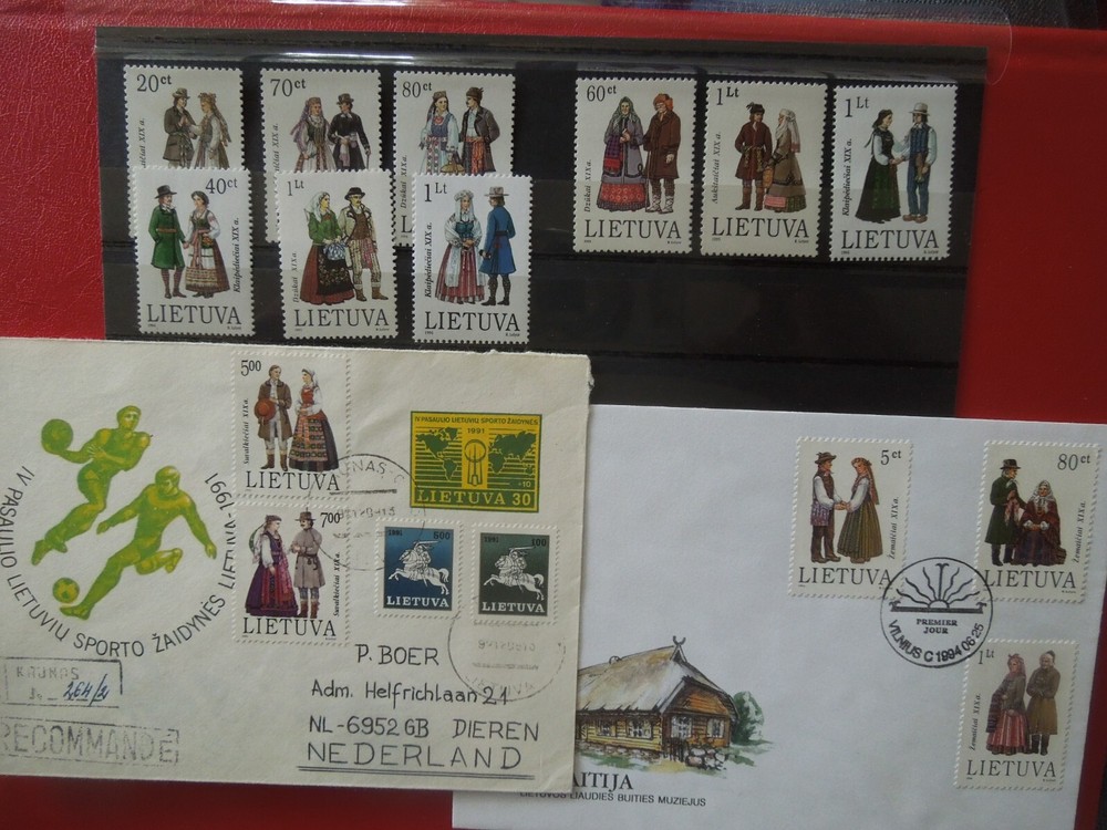 G 5304  Lithuania 1994  COSTUMES  FDC +++++ COVER ++++