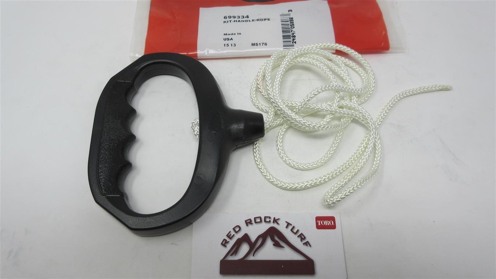 Genuine Briggs & Stratton 699334 Rewind Handle with Rope Snowthrower