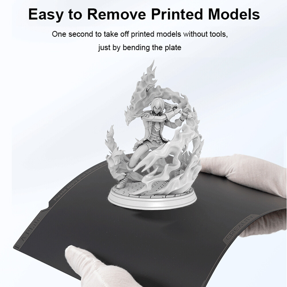 Creality K1 Max Smooth PEI Build Plate 315*310mm for Flat Model Surface