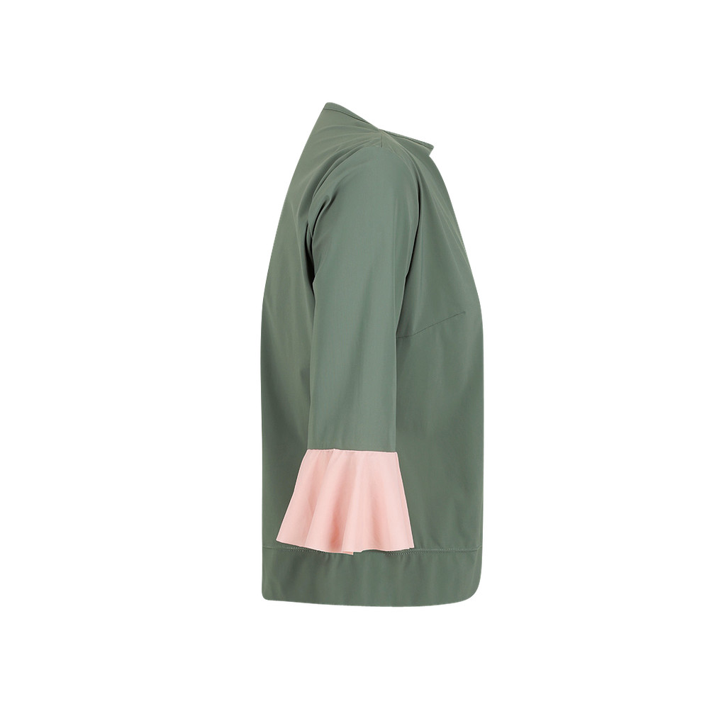 Float Away Tank - Olive w/ Rose cuff - UPF50+