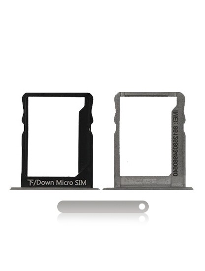 Replacement Sim Card + SD Card Tray Compatible For Huawei P8 Lite (White)
