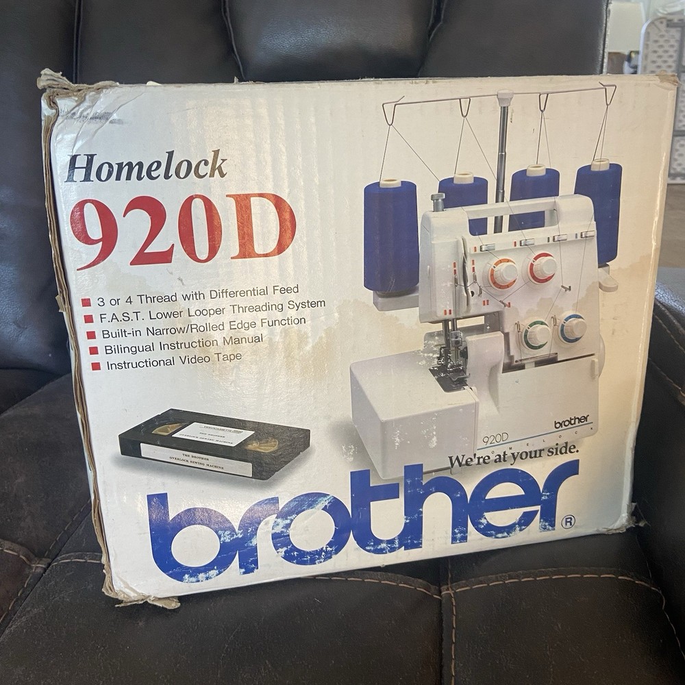 NEW Brother 920D Homelock 4-Thread Serger Sewing Machine