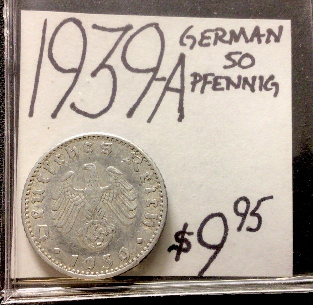 1939 A German 50 Pfennig! ENN Coins
