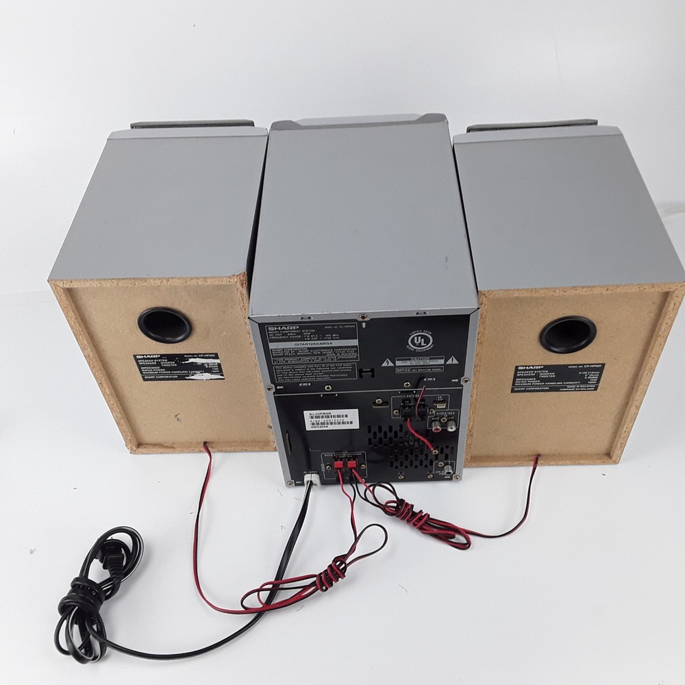 Sharp XL-HP505 5-Disc CD Changer Cassette AM FM Radio Micro Component System