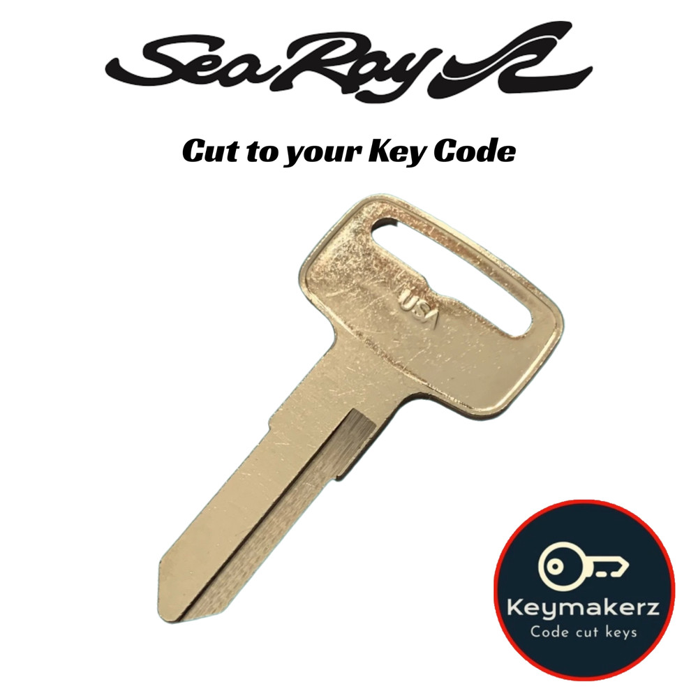 Sea Ray Marine Keys Spare Replacement Key Cut To code 3201-3250