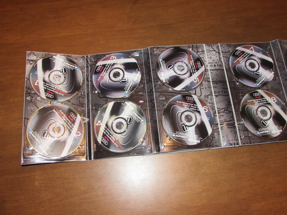 Audi Navigation System DVDs Master Set North America