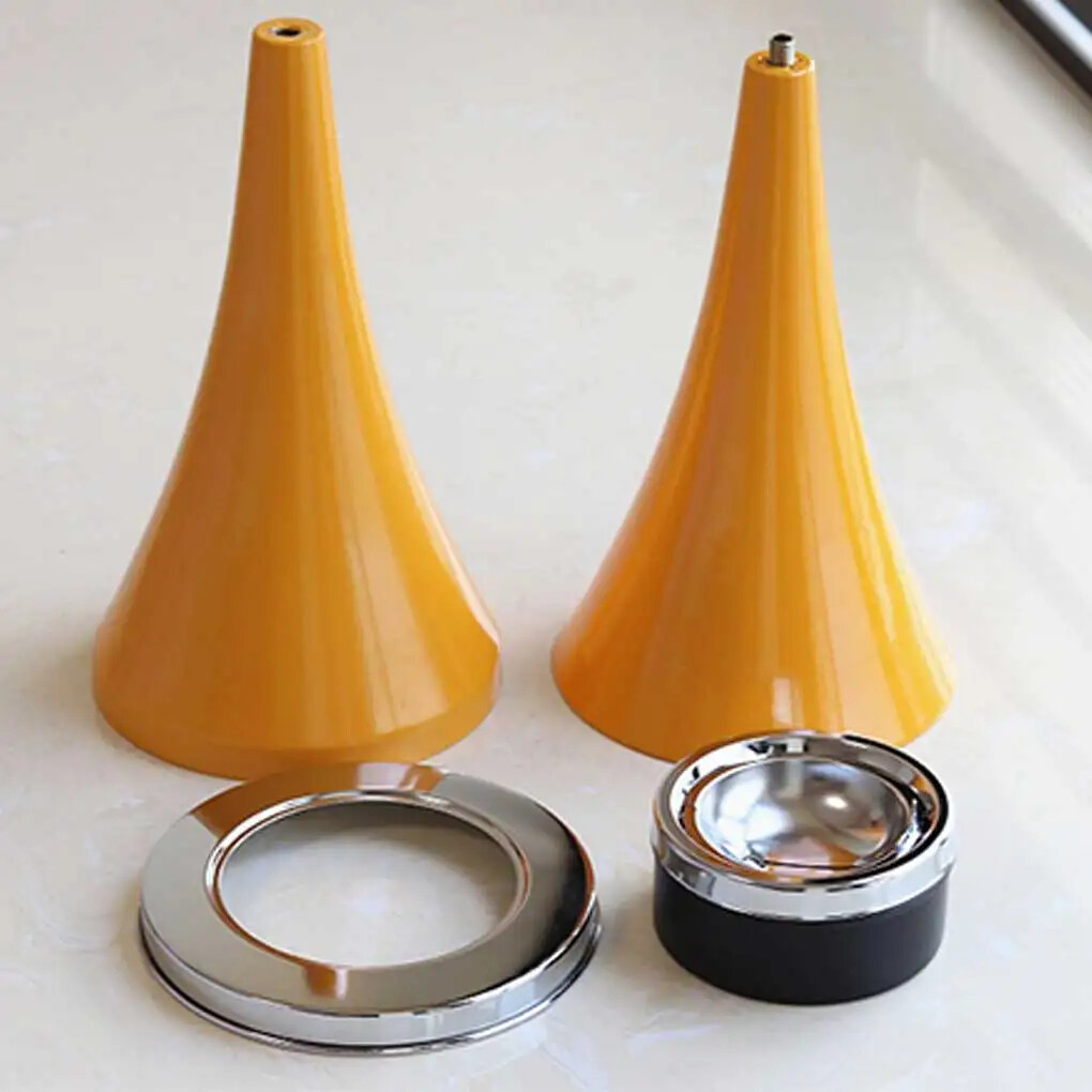 23" High Floor Standing Cigarette Ashtray with Lid Standing Ashtray In/Outdoor