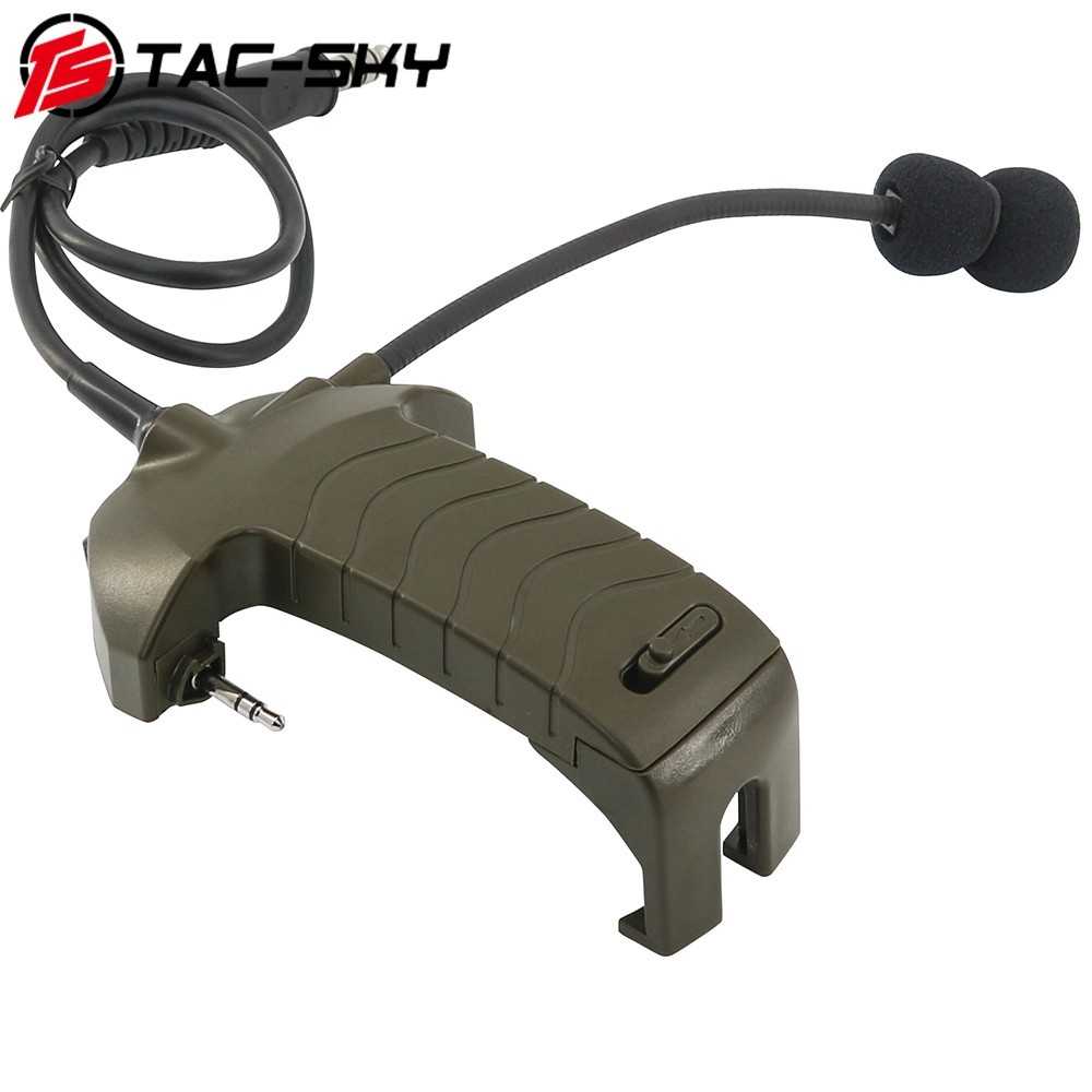 TS TAC-SKY Tactical Headset Accessory Microphone Kit PTT Compatible with Walker