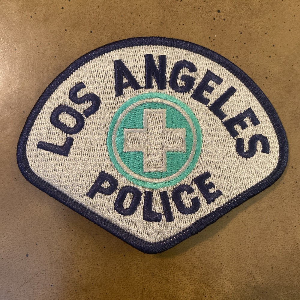 Los Angeles  Department Shoulder Patch Motor Command  Blue Border