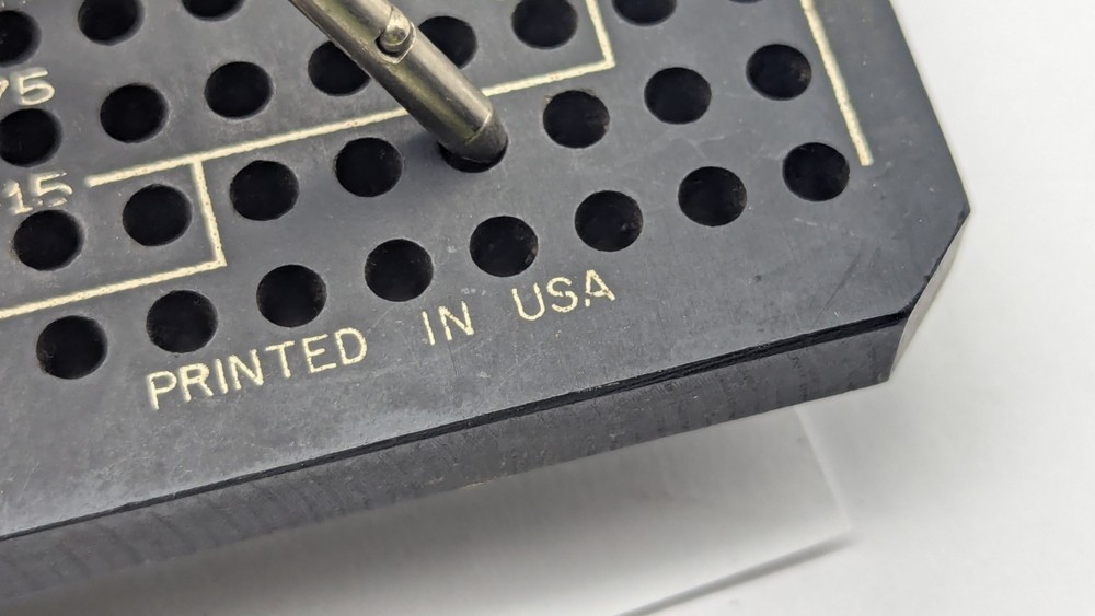 Vintage IBM 601059 MACHINE Plugboard Control Panel FOR DISPLAY