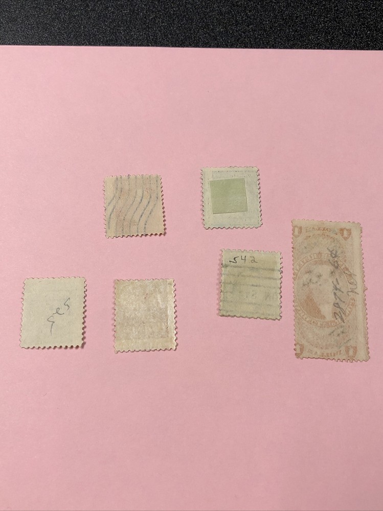 US 6 Perf Shift Stamps Used