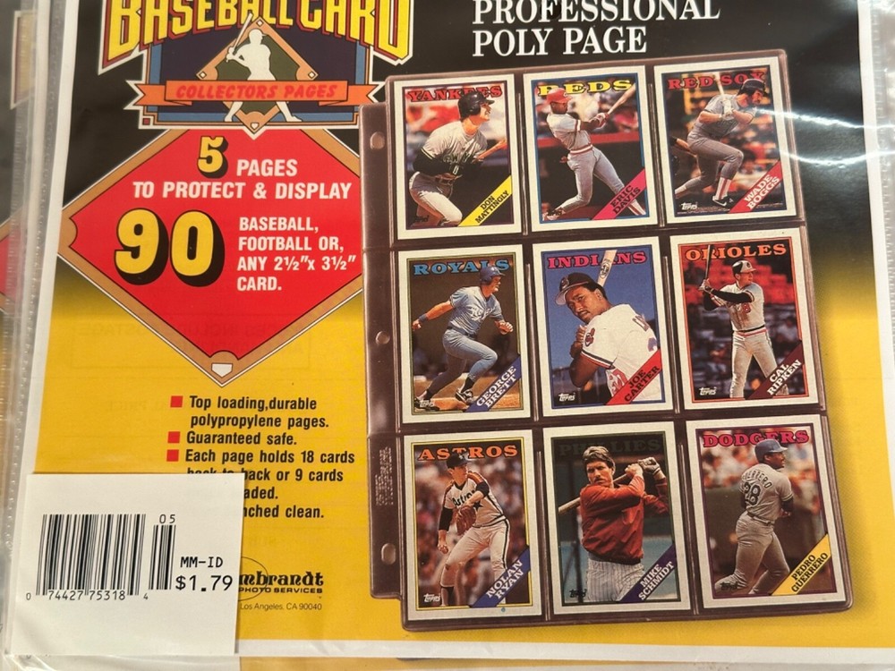 Baseball Collector Pages (50)