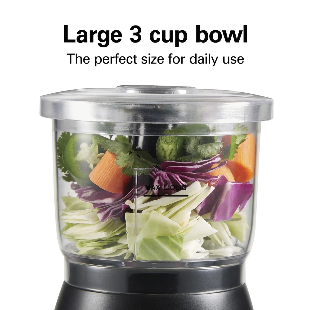 Hamilton Beach Stack & Press 2 Speed Food Chopper & Mini Food Processor