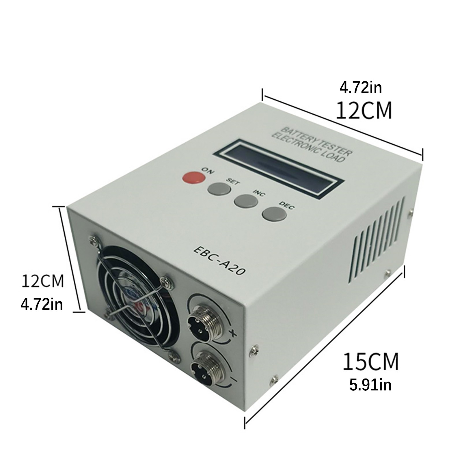 Ebc‐A20 Battery Capacity Tester Electronic Load Meter/ 5A 20A Discharge