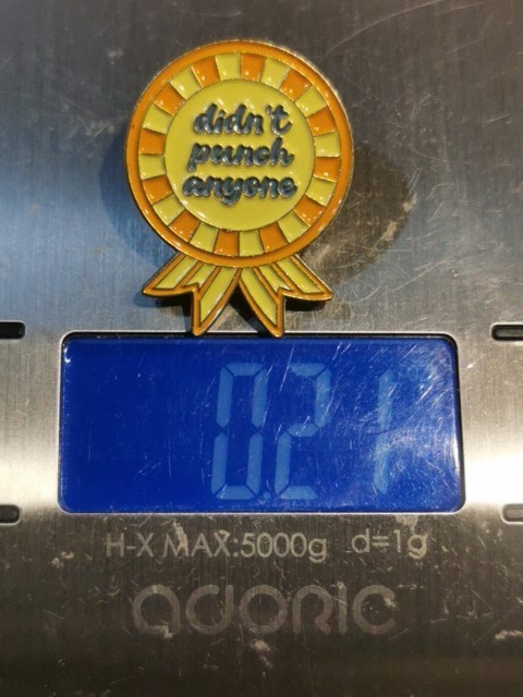 DIDN'T PUNCH ANYONE pin Badge Patch New High Quality