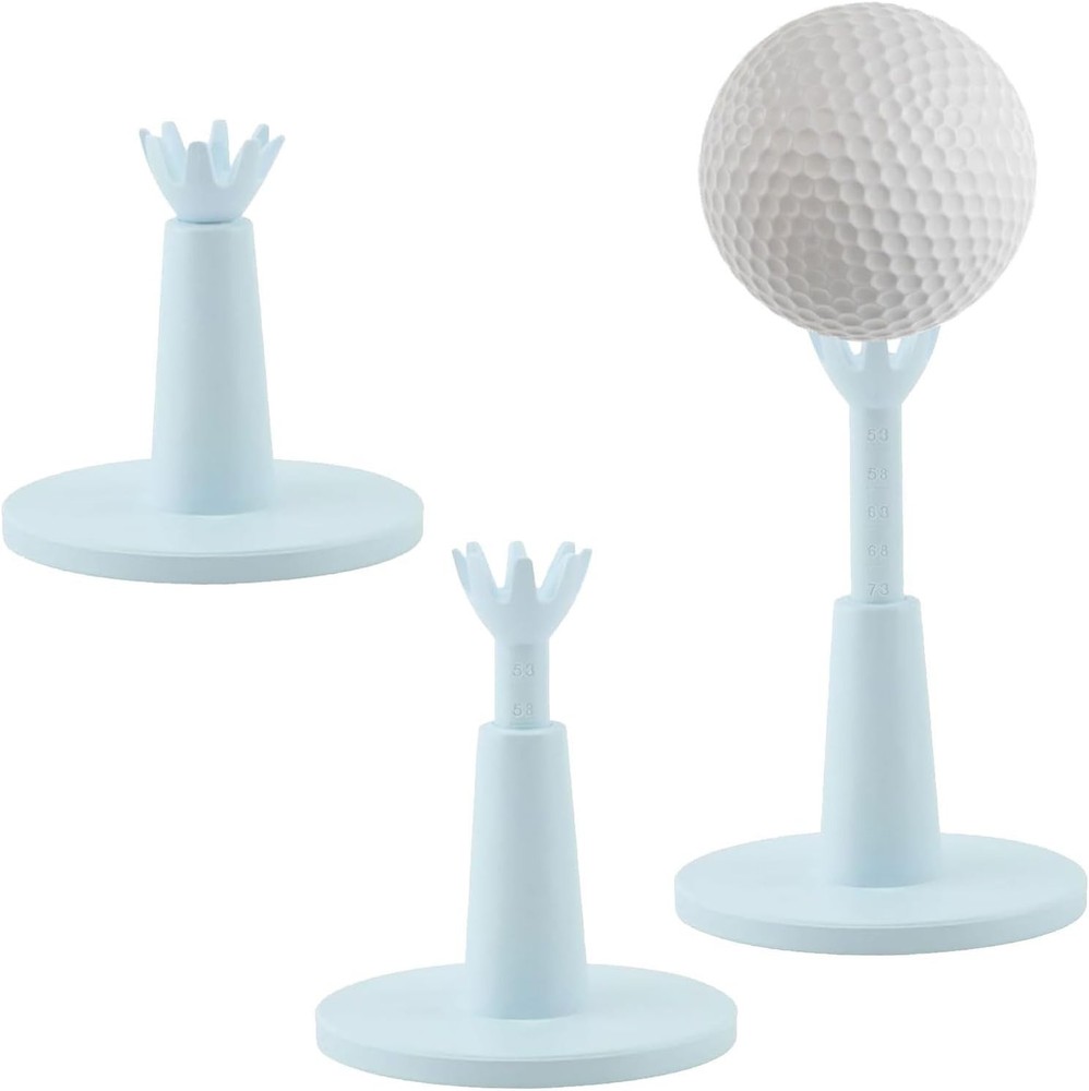 2PCS Low-Friction Adjustable Golf Tees - Perfect for Driving Ranges & Simulators