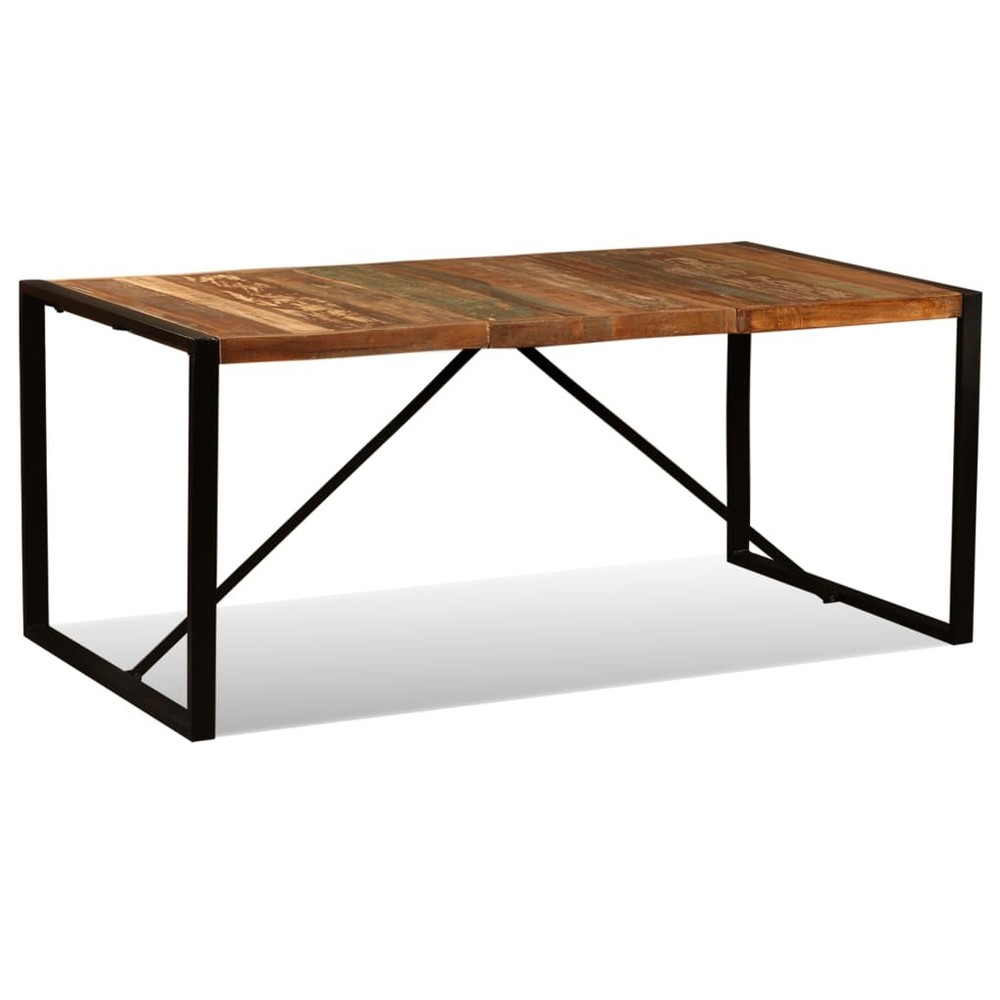 Dining Table Kitchen Table Dining Room Dinner Table Solid Reclaimed Wood vidaXL