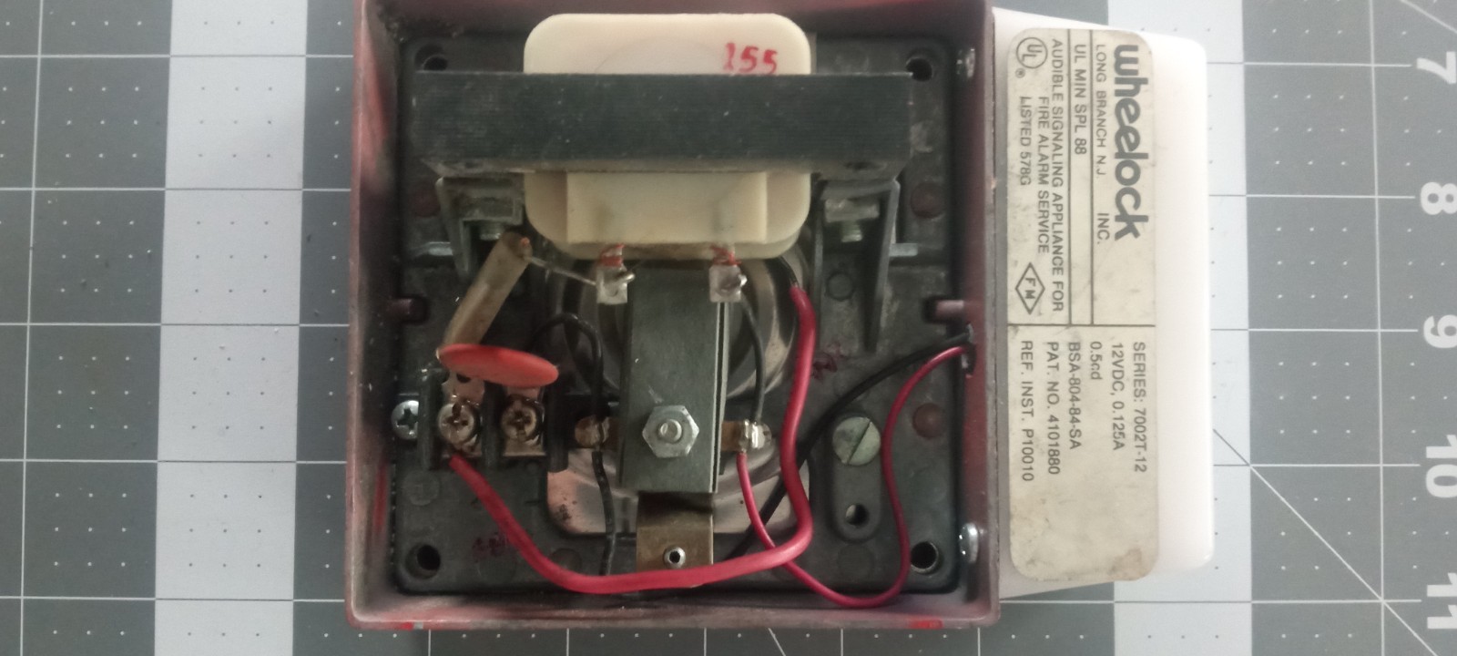 Vintage Wheelock 7002T-12 Fire Alarm Strobe - Listing will end Monday 3/16