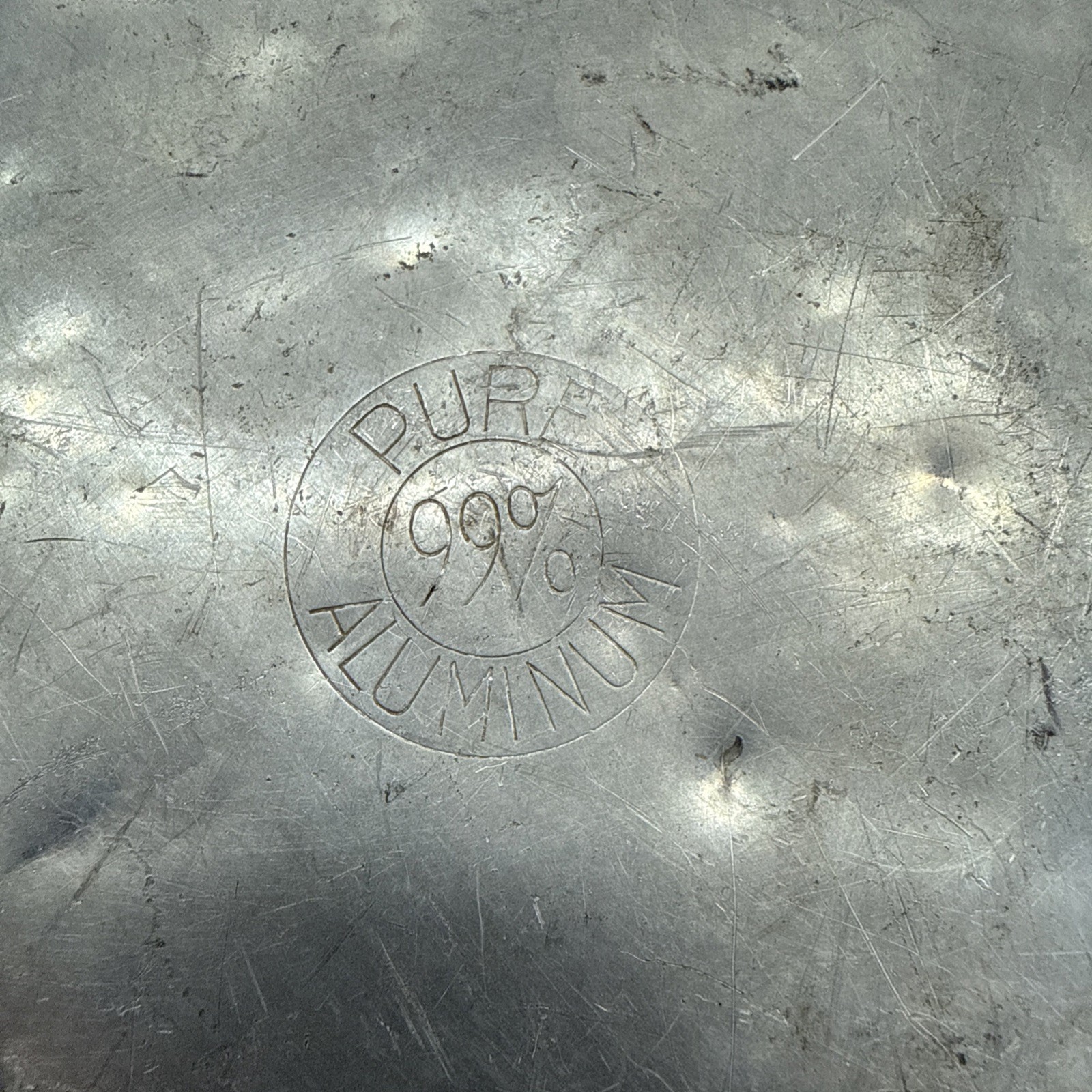 Vintage 4-piece Aluminum Coal Miner's Lunch Bucket In Very Good Used Condition